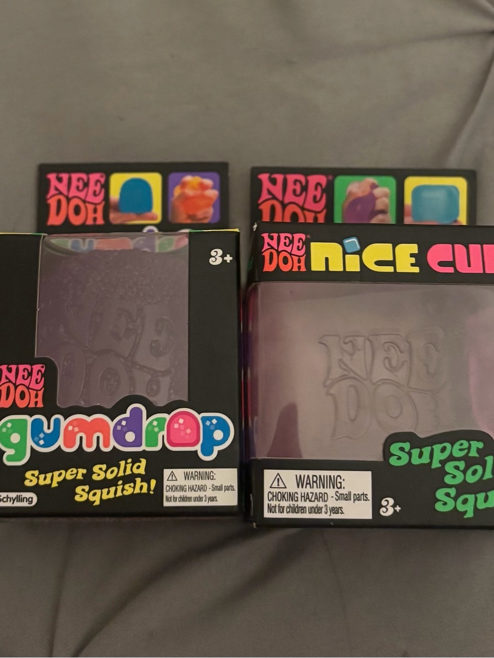 Nice Cube & Gumdrop Super Solid Squish Toy - Purple